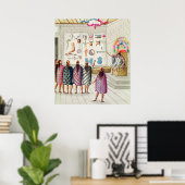 Lehren des Lesens von Manuskripten Poster (Heimbüro)