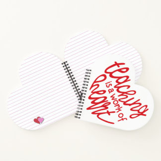 Lehren, ein Werk des Herzens Notizblock