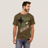 Lehren eines Mannes zum Funny Funny T - Shirt (Vorne ganz)