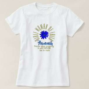 Lehren für Bibelfrauen des Glaubens Hannah Christ T-Shirt