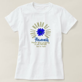 Lehren für die Bibel Frauen des Glaubens Hannah Ch T-Shirt