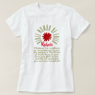 Lehren für die Bibelfrauen des Glaubens Rahab Chri T-Shirt