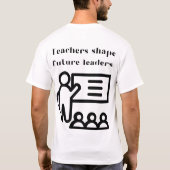 Lehren, Inspiriert, Empowerrieren T-Shirt (Rückseite)