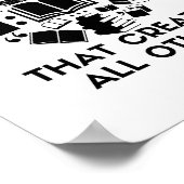 Lehren ist Beruf | Englischlehrerin Funny Poster (Ecke)