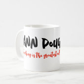 Lehren ist der Bestste Akt des Optimismus Kaffeetasse (Vorderseite Links)