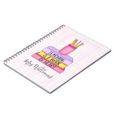 Lehren ist ein Geschenk für Herzlehrer Notizblock (Linke Seite)