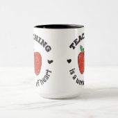 Lehren ist ein Kunstlehrerwerk Tasse (Zentrum)