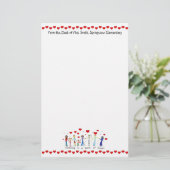 Lehren ist ein Werk der Magie Briefpapier (Stehend Vorderseite)