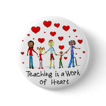 Lehren ist ein Werk des Herzens Button Button
