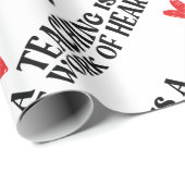 Lehren ist ein Werk des Herzens Geschenkpapier (Rolleneckpunkt)