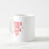 Lehren ist ein Werk des Herzens Kaffeetasse (Vorderseite Links)