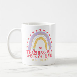 Lehren ist ein Werk des Herzens Kaffeetasse