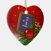 Lehren ist ein Werk des Herzens Keramikornament (Rechts)