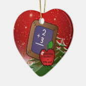 Lehren ist ein Werk des Herzens Keramikornament (Links)