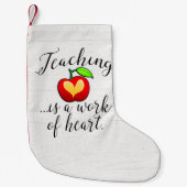 Lehren ist ein Werk des Herzlehrers Kleiner Weihnachtsstrumpf (Vorderseite)