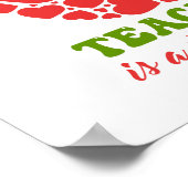 Lehren ist ein Werk von Herzlustigen Lehrer Poster (Ecke)