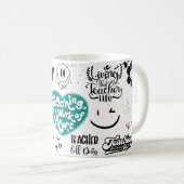 lehren ist eine Herzensarbeit Kaffeetasse (VorderseiteRechts)