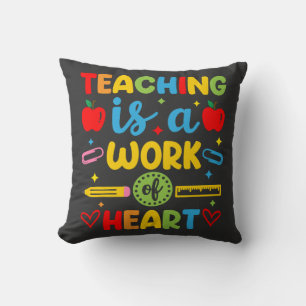 Lehren ist eine Herzensarbeit Lehrer-Geschenk Kissen