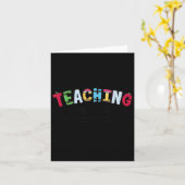 Lehren ist mein Dienst christlicher Lehrer Bibelve Karte (Gelbe Blume)