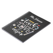 lehren Liebe inspirier Lieblings-Lehrergespräch Notizblock (Linke Seite)