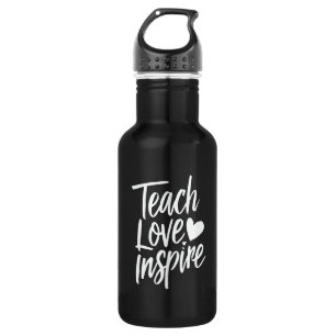 Lehren Liebe Inspirieren Lehrer-Tag-Geschenk Lehre Edelstahlflasche