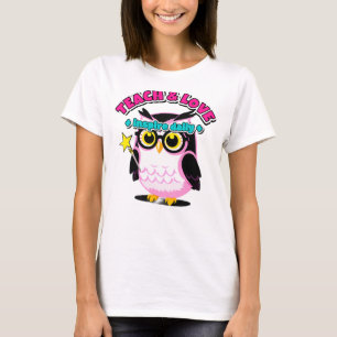 Lehren Liebe Inspirieren Wiederholen Lehrer Anerke T-Shirt