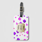 Lehren macht mich glücklich gepäckanhänger (Vorderseite Vertikal)