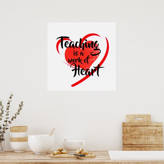 Lehren Poster (Küche)