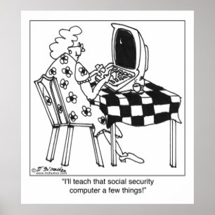Lehren Sie dem Regierungscomputer ein paar Dinge Poster