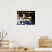 LEHREN SIE DIE KINDER POSTER (Küche)