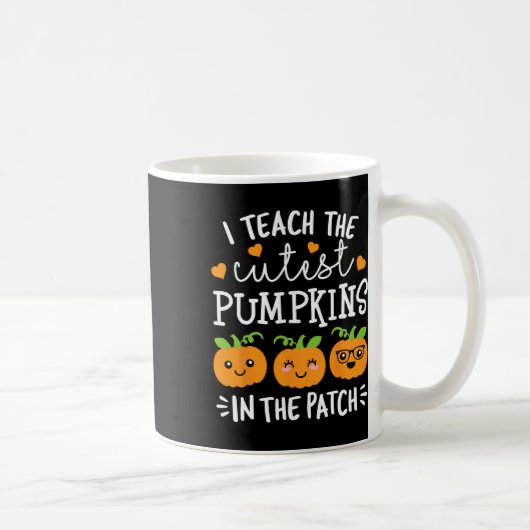 Lehren Sie die Niedlichsten Kürbis in das PatchHal Kaffeetasse (Rechts)