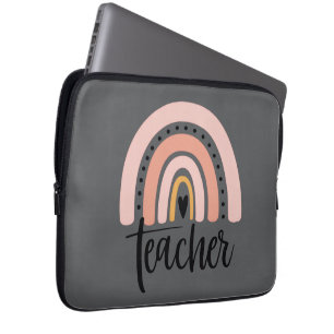 Lehren Sie Lehrer Liebe Inspirieren Geschenk Regen Laptopschutzhülle