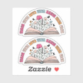 Lehren Sie sie, Liebe sie, beobachten Sie, wie sie Aufkleber (Blatt)