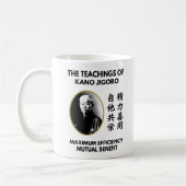 Lehren von Jigoro Kano Japanisch Judo Kaffeetasse (Links)