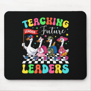 Lehren zukünftige Führer Dummer Gans Lehrer Zurück Mousepad