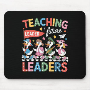 Lehren zukünftiger Führer Lustiger Gänse-Lehrer-Rü Mousepad