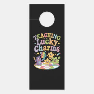 Lehrende Glücksbringer Lehrerin St. Patrick's Day Türanhänger