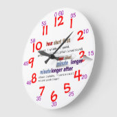 LEHRENSCHLOCK ANALOG 150802 GROßE WANDUHR (Winkel)