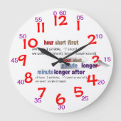 LEHRENSCHLOCK ANALOG 150802 GROßE WANDUHR (Vorderseite)