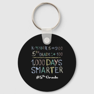 Lehrer 1000 Tage klüger 100 Tage der Schule Schlüsselanhänger