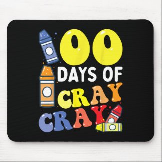 Lehrer 100 Tage Cray Cray 100. Tag der Schule Jung Mousepad