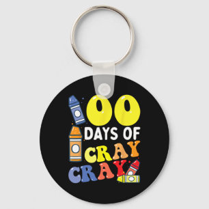Lehrer 100 Tage Cray Cray 100. Tag der Schule Jung Schlüsselanhänger