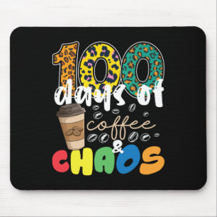 Lehrer 100 Tage der Schule 100 Tage Kaffee und Mousepad