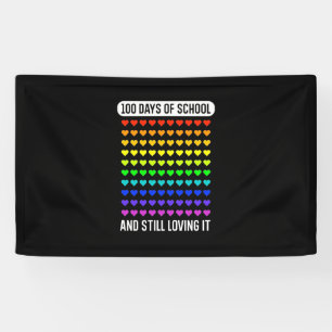 Lehrer 100 Tage der Schule Banner