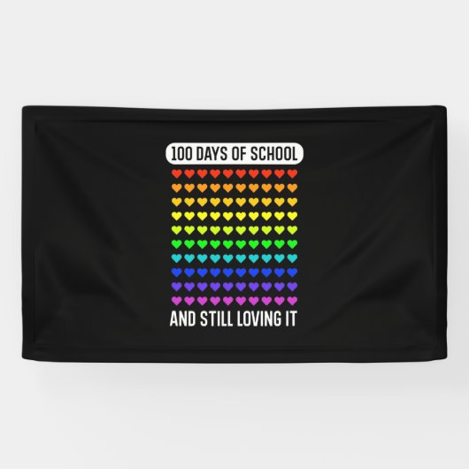 Lehrer 100 Tage der Schule Banner (Horizontal)