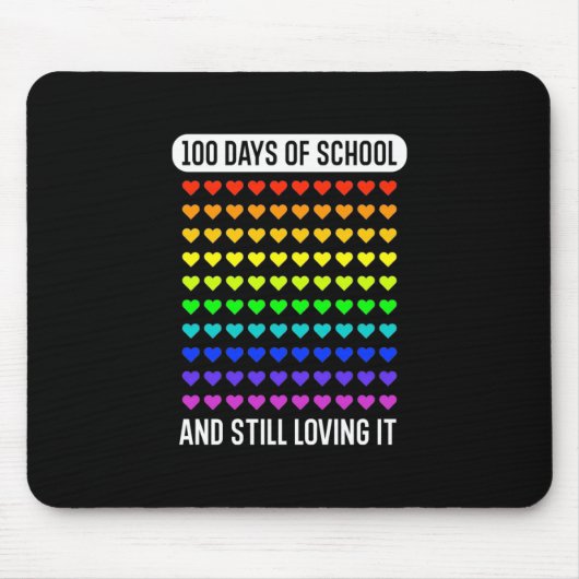 Lehrer 100 Tage der Schule Mousepad (Vorne)
