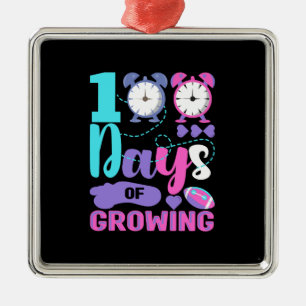 Lehrer 100 Tage des Wachstums Ornament Aus Metall