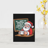 Lehrer 6-7 Sechs Sieben Ich Will, Dass Meine Schül Karte (Gelbe Blume)