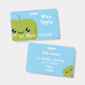 Lehrer-Abzeichen Ausweis (Front & Back)