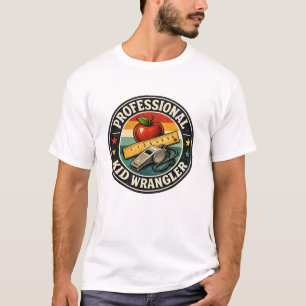 Lehrer-Abzeichen für professionelle Kinderbetreuer T-Shirt